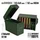 Кейс для калибра 7.62x54 (Мосин) на 21 патрон (хаки, капсюлем вверх)
