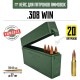 21, Кейс для калибра .308 WIN на 20 патронов / 7.62х51 (хаки), , 690 ₽, AmmoBox 308WIN-20, , Винтовочные кейсы