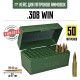 28, Кейс для калибра .308 WIN на 50 патронов / 7.62х51 (хаки), , 1080 ₽, Ammobox 308WIN-50, , Винтовочные кейсы