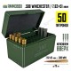 30, Кейс для калибра .308 WIN на 50 патронов / 7.62х51 (хаки, капсюлем вверх ), , 1440 ₽, AmmoBox 308WIN-UP-50, , Винтовочные кейсы